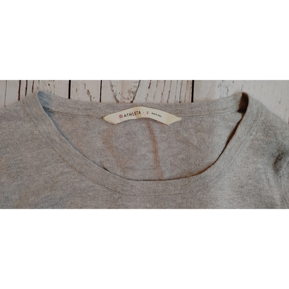 Athleta Grey Ribbed Tunic - Picture 4 of 9